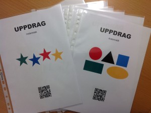 QR-koder för matematiska uppdrag