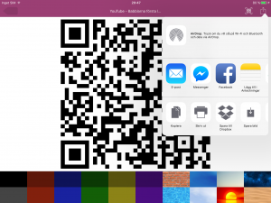Cloud QR - Skicka din QR-kod till en annan app