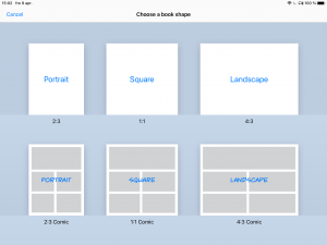 Serier i Book Creator